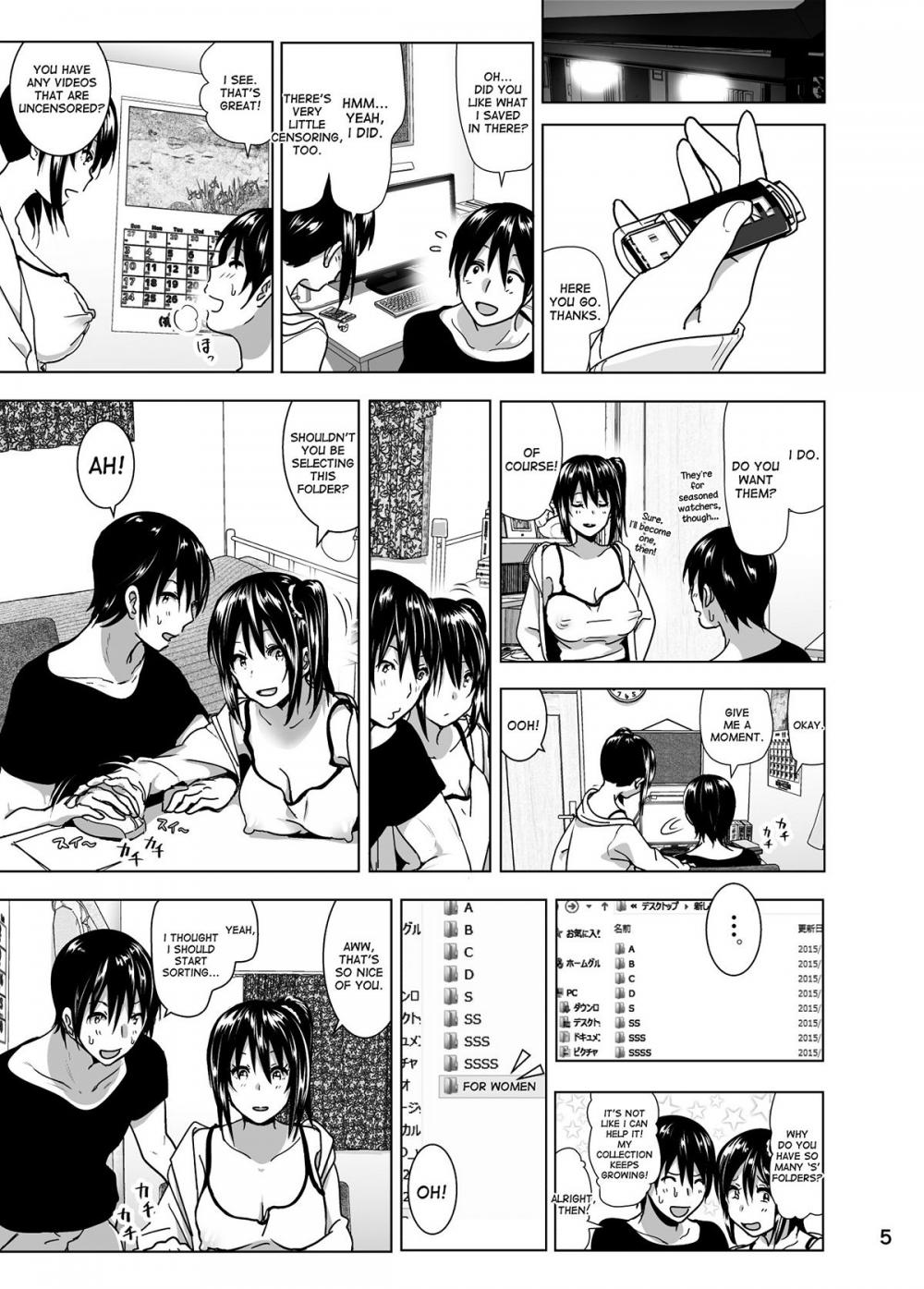 Hentai Manga Comic-Imouto no Oppai ga Marudashi Datta Hanashi-Chapter 4-6